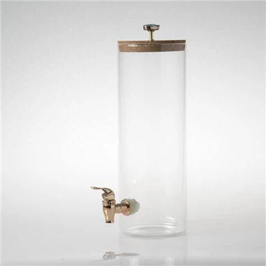 Szklany dozownik napojów Szkło wodne