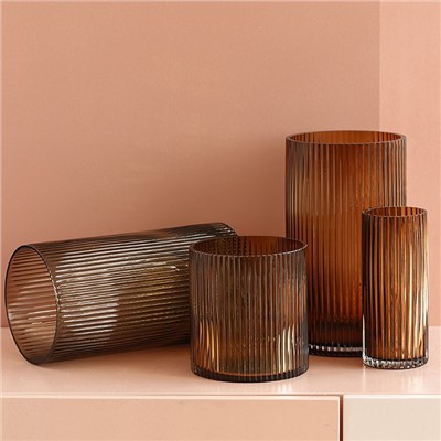 Pionowy Szklany Wazon